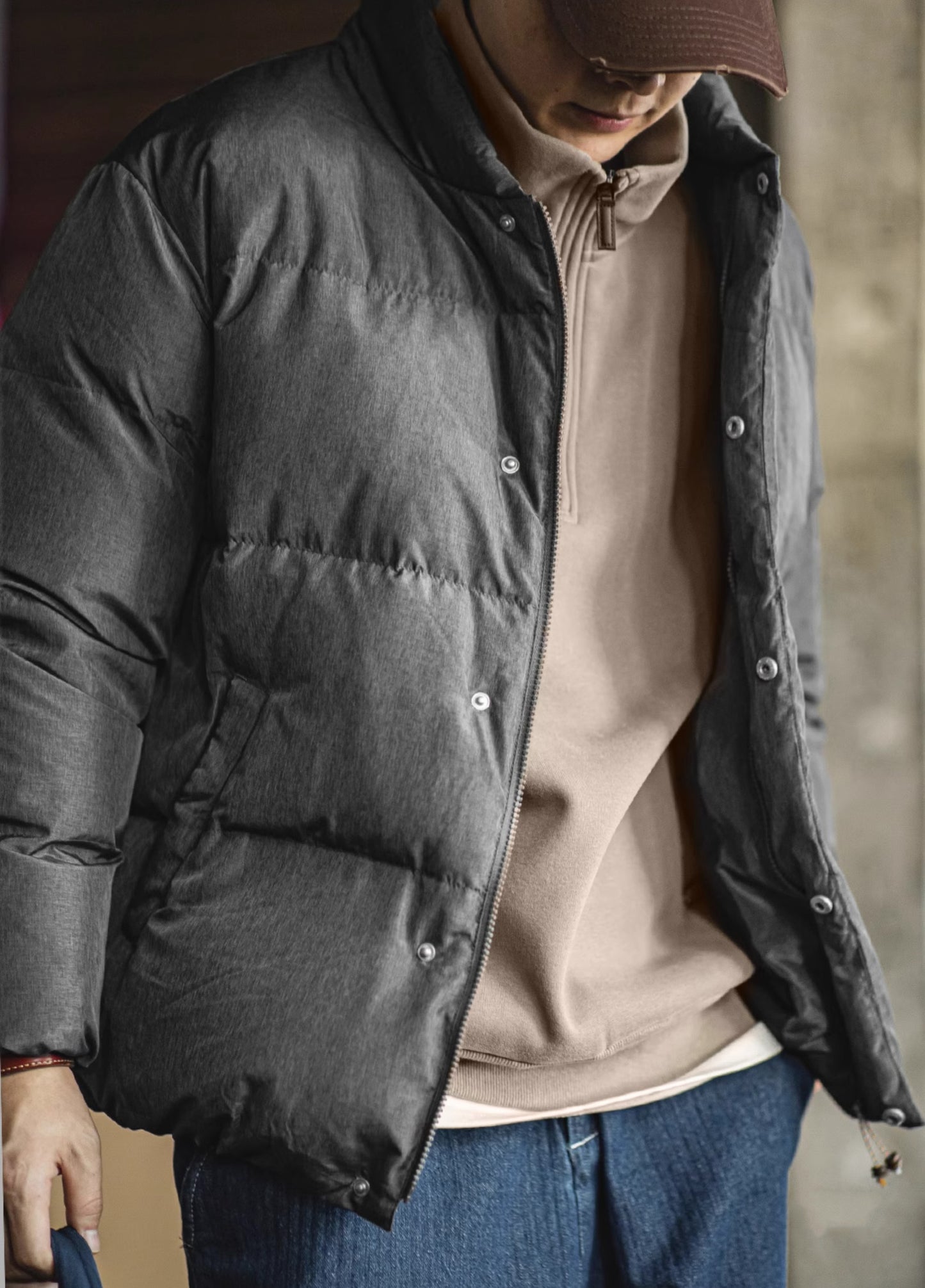 American Casual Down White Duck Down Warm Thick Men's Jacket - Harmony Gallery