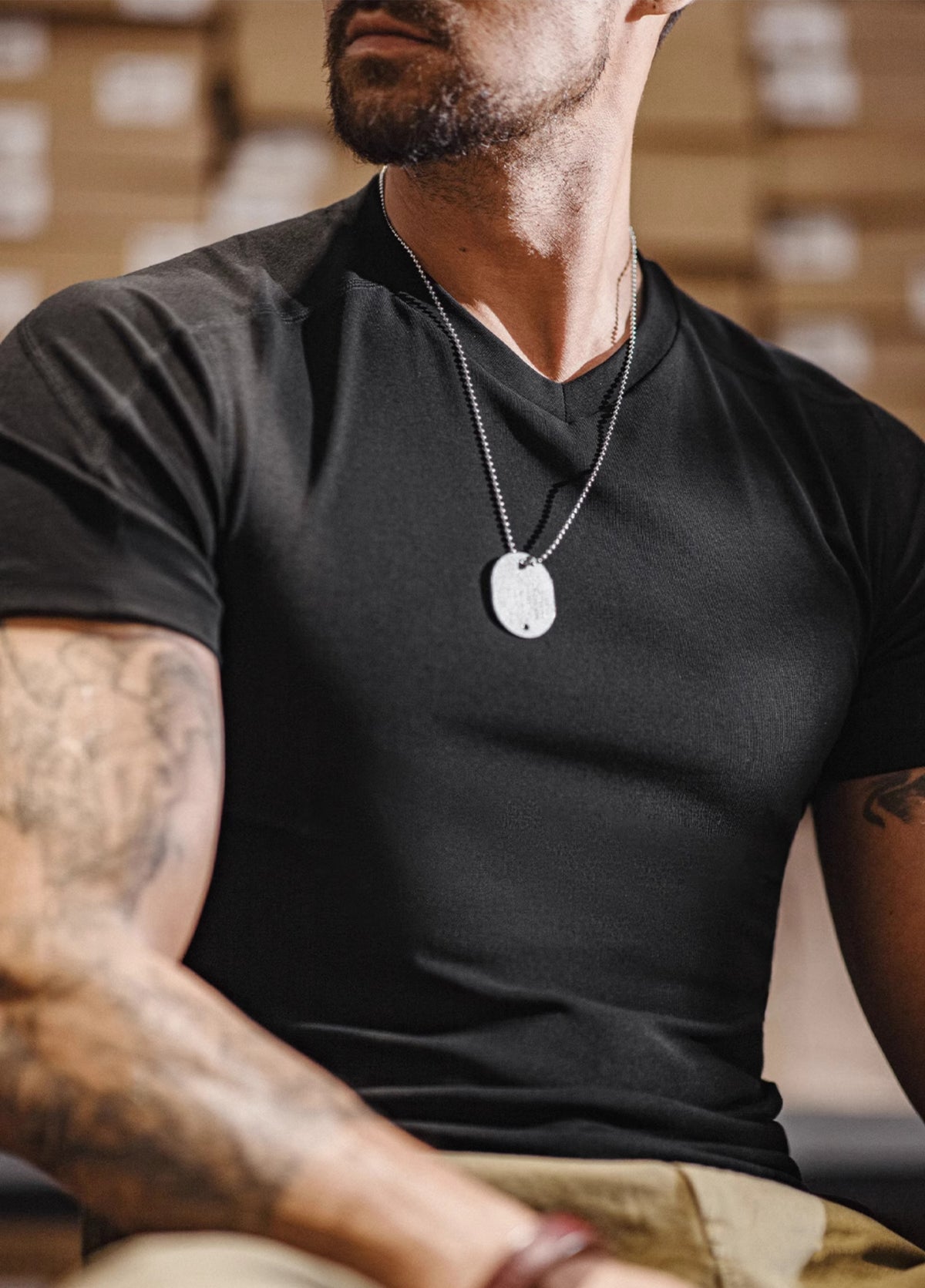 American Lyocell Cool Quick-Drying Fitness Clothes Slim Men's T-Shirt - Harmony Gallery