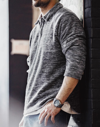 American Polar Fleece Floral Raglan Sleeve Pullover Men's Sweater - Harmony Gallery