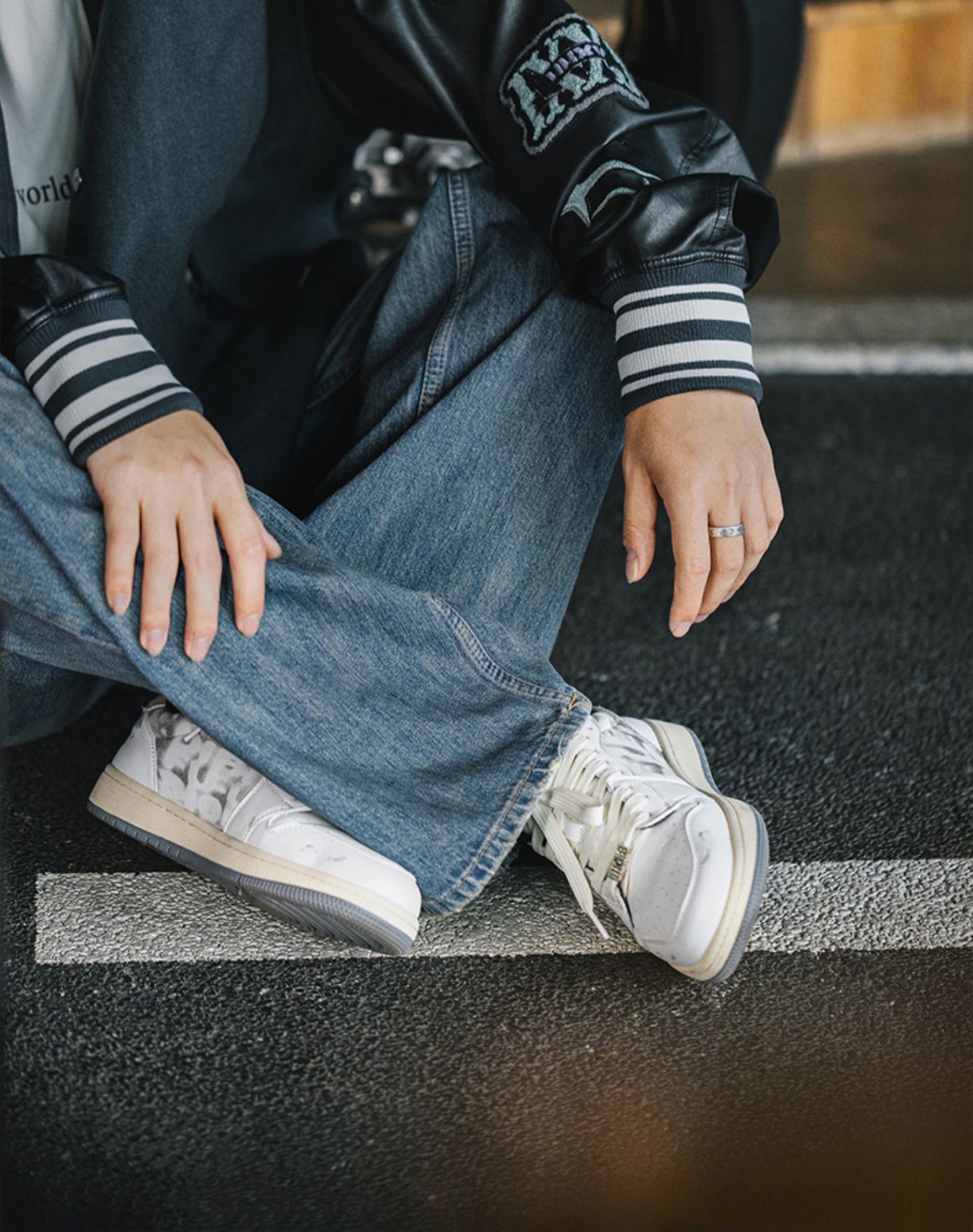 American Road Phantom White Thick-Soled Sports All-Match Men's Casual Shoes - Harmony Gallery