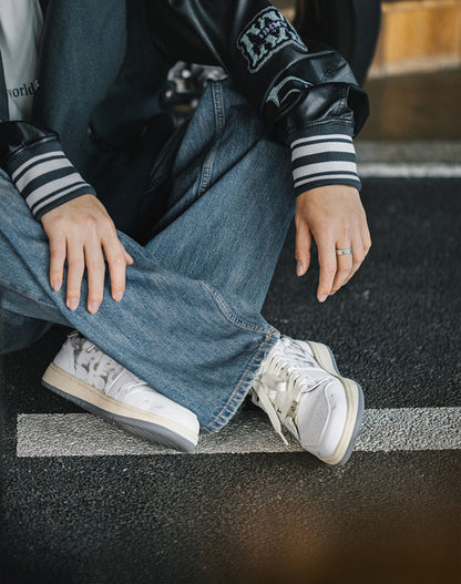 American Road Phantom White Thick-Soled Sports All-Match Men's Casual Shoes - Harmony Gallery