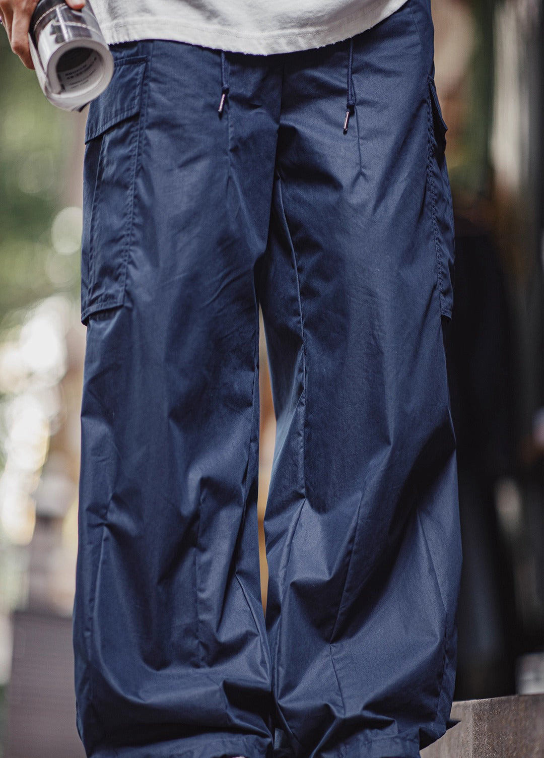 American M65 Large Pocket City Boy Woven Tapered Long Men's Trousers - Harmony Gallery