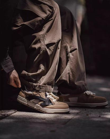 American Retro Low-Top Breathable Sports Versatile Men's Casual Shoes - Harmony Gallery