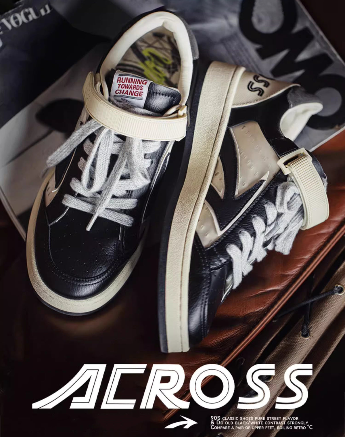 Retro Skateboard Sports Street Versatile Breathable Flat Men's Casual Shoes - Harmony Gallery