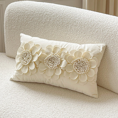 Vibrant Blossom Beauty 3D Floral Decorative Throw Pillows - Harmony Gallery