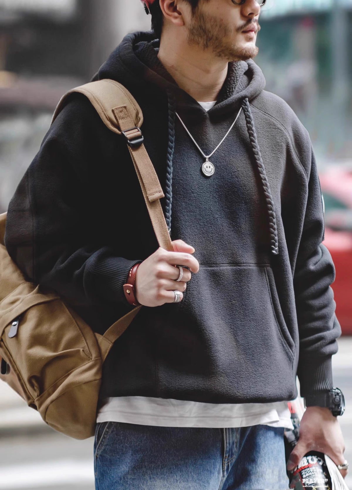 American Casual Heavyweight Fleece Thickened Pullover Men's Sweater - Harmony Gallery
