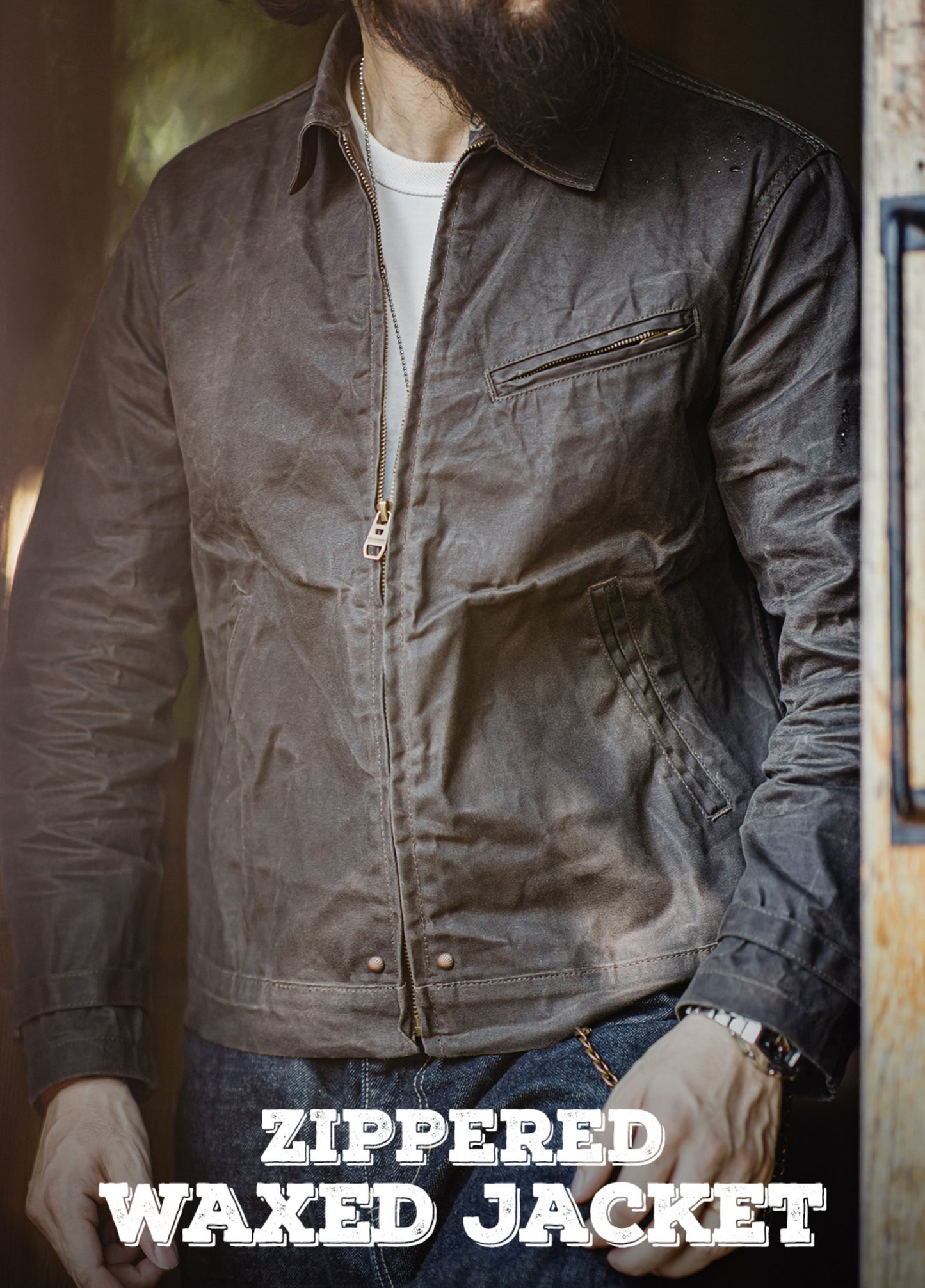 American Retro Fourth Generation Wax Tough Guy Canvas Men's Jacket - Harmony Gallery