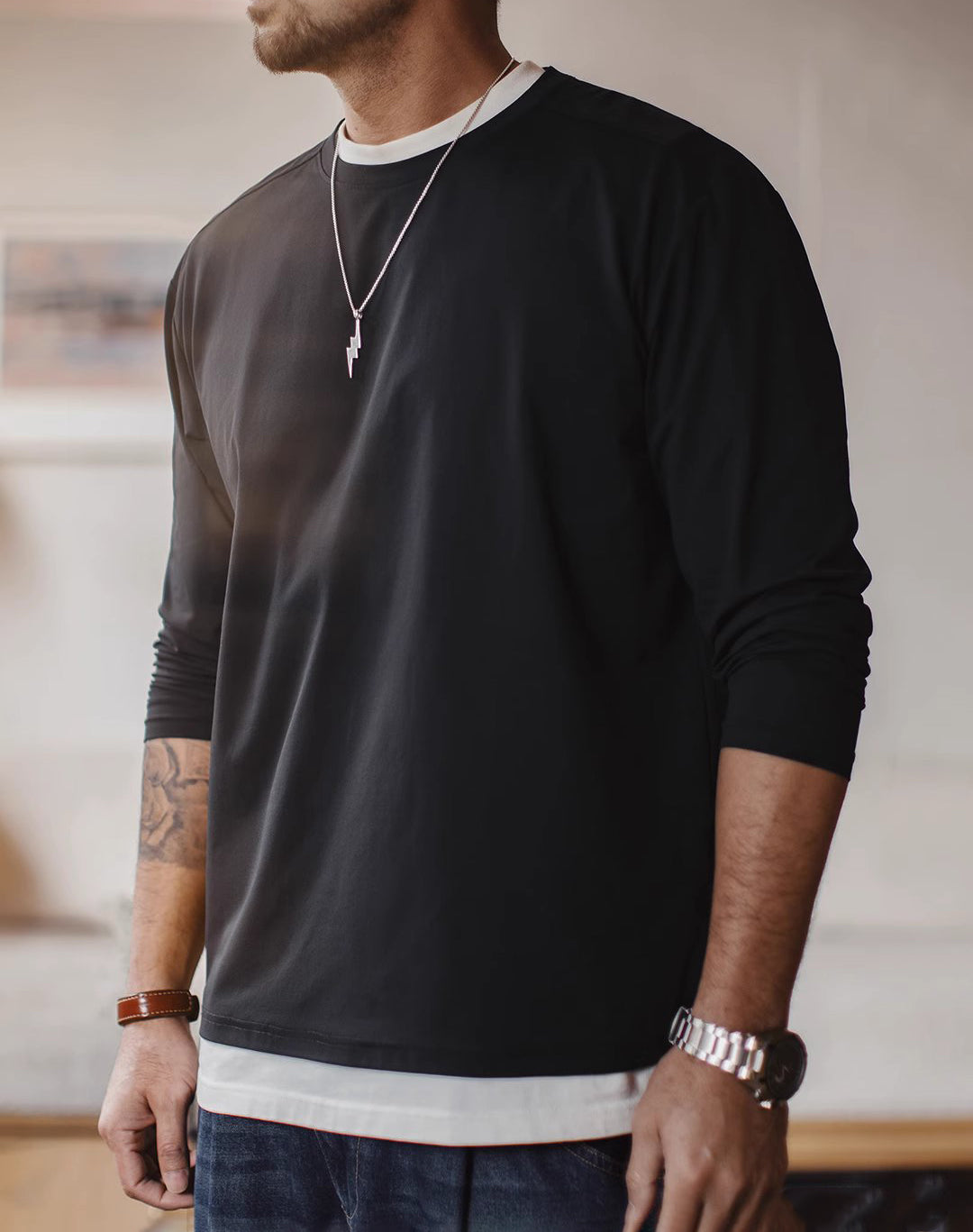 American Casual Antibacterial Quick-Drying Cool Breathable Men's Sweater - Harmony Gallery