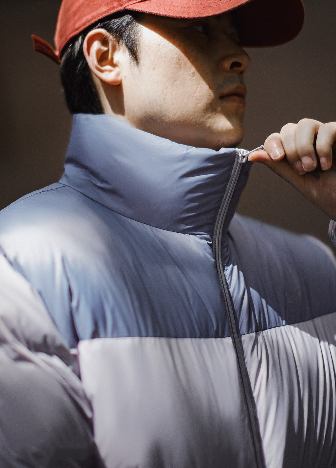 American Retro 90s White Duck Down Bread Warm And Wind proof Men's Jacket - Harmony Gallery