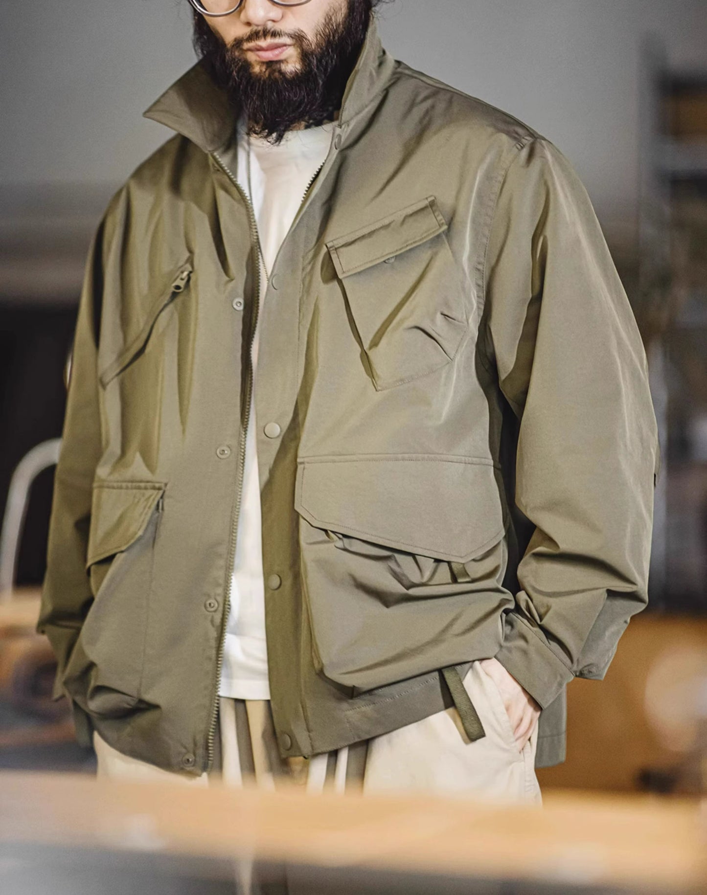 Urban Outdoor Casual Mountain Large Pocket Function Men's Jacket - Harmony Gallery