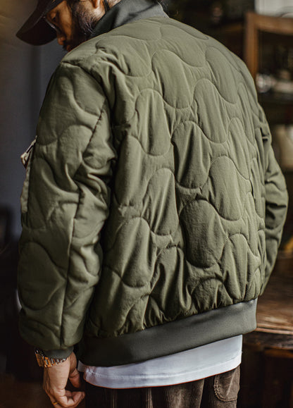 American Retro M51 Military With Large Pockets Warm Cotton-Padded Men's Jacket - Harmony Gallery