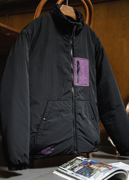 American Reversible Warm Mountain Thickened Cotton Coat Short Men's Jacket - Harmony Gallery