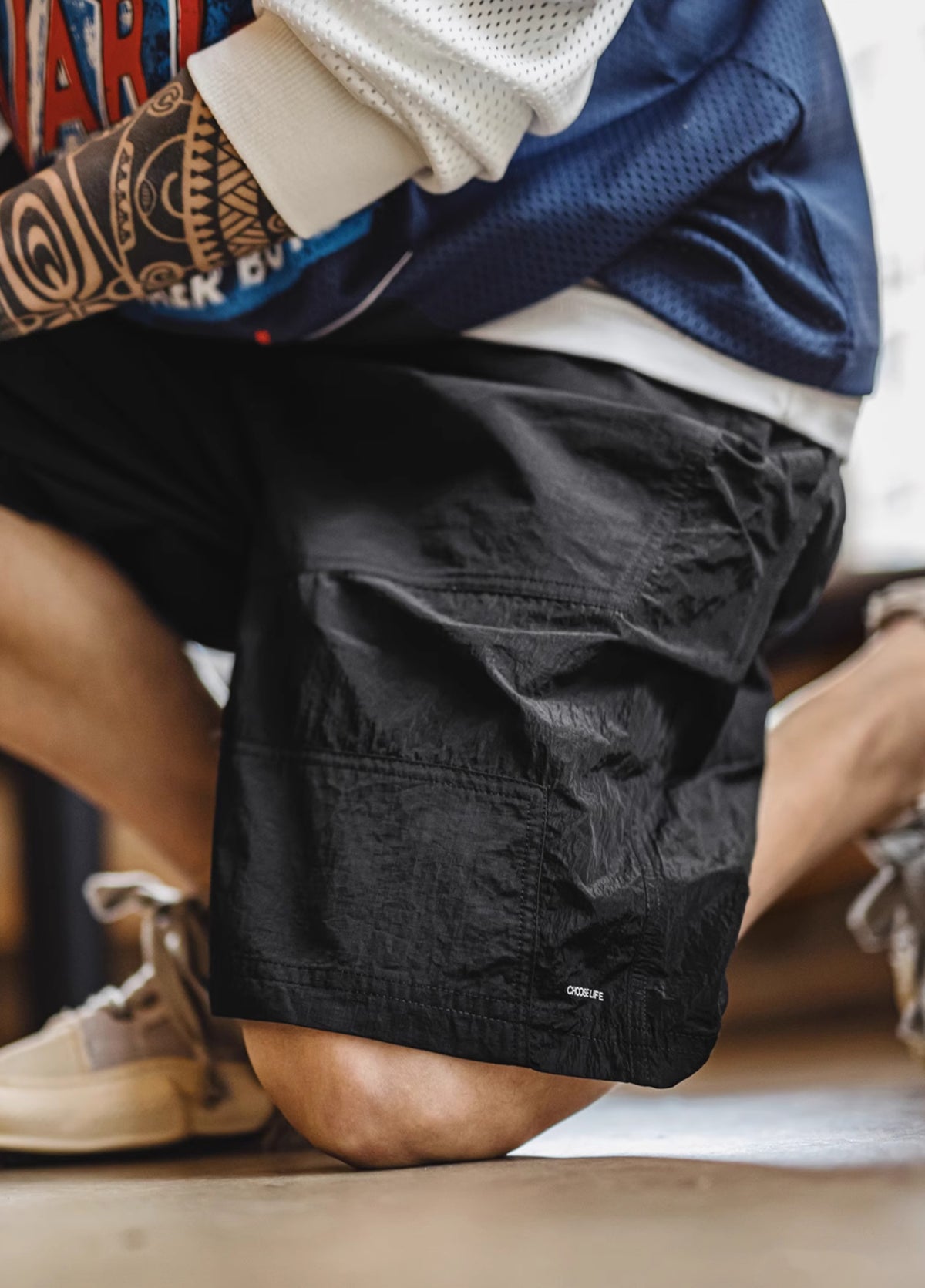 American Mountain Functional Straight Thin Quick-Drying Beach Men's Shorts - Harmony Gallery