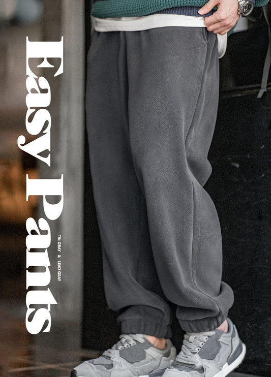 American Double-Sided Polar Fleece Sweatpants Velvet Warm Sports Men's Trousers - Harmony Gallery