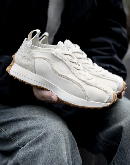American Retro Edge Jogging Breathable All-Match Men's Sports Shoes - Harmony Gallery