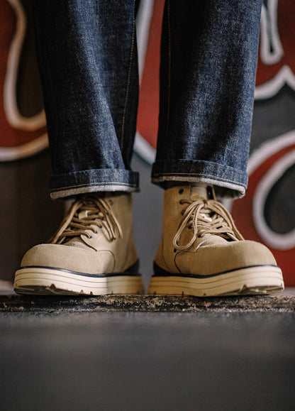 American Retro Winter Height-Enhancing Non-Slip Leather Men's Boot - Harmony Gallery