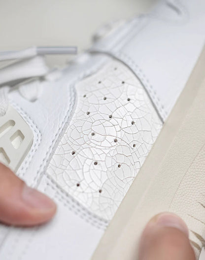 Crushed Ice Soda Crack White Sports And Leisure Unisex Casual Shoes - Harmony Gallery