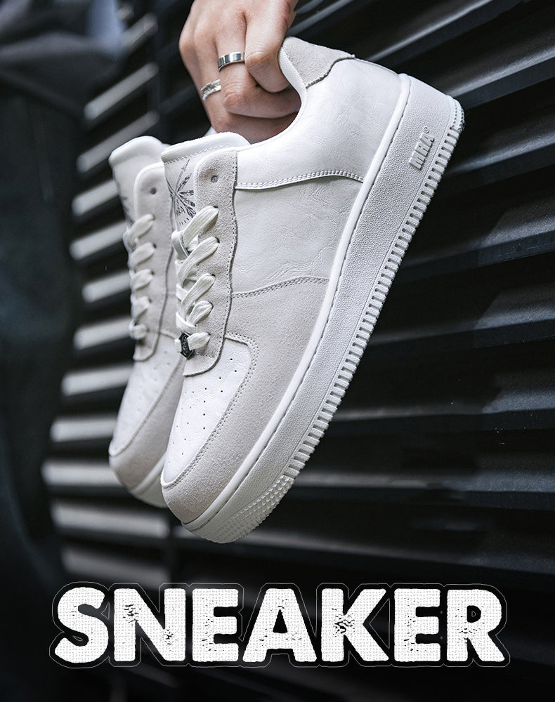 American Pure White Air Force Fall Thick Bottom All-Match Men's Casual Shoes - Harmony Gallery