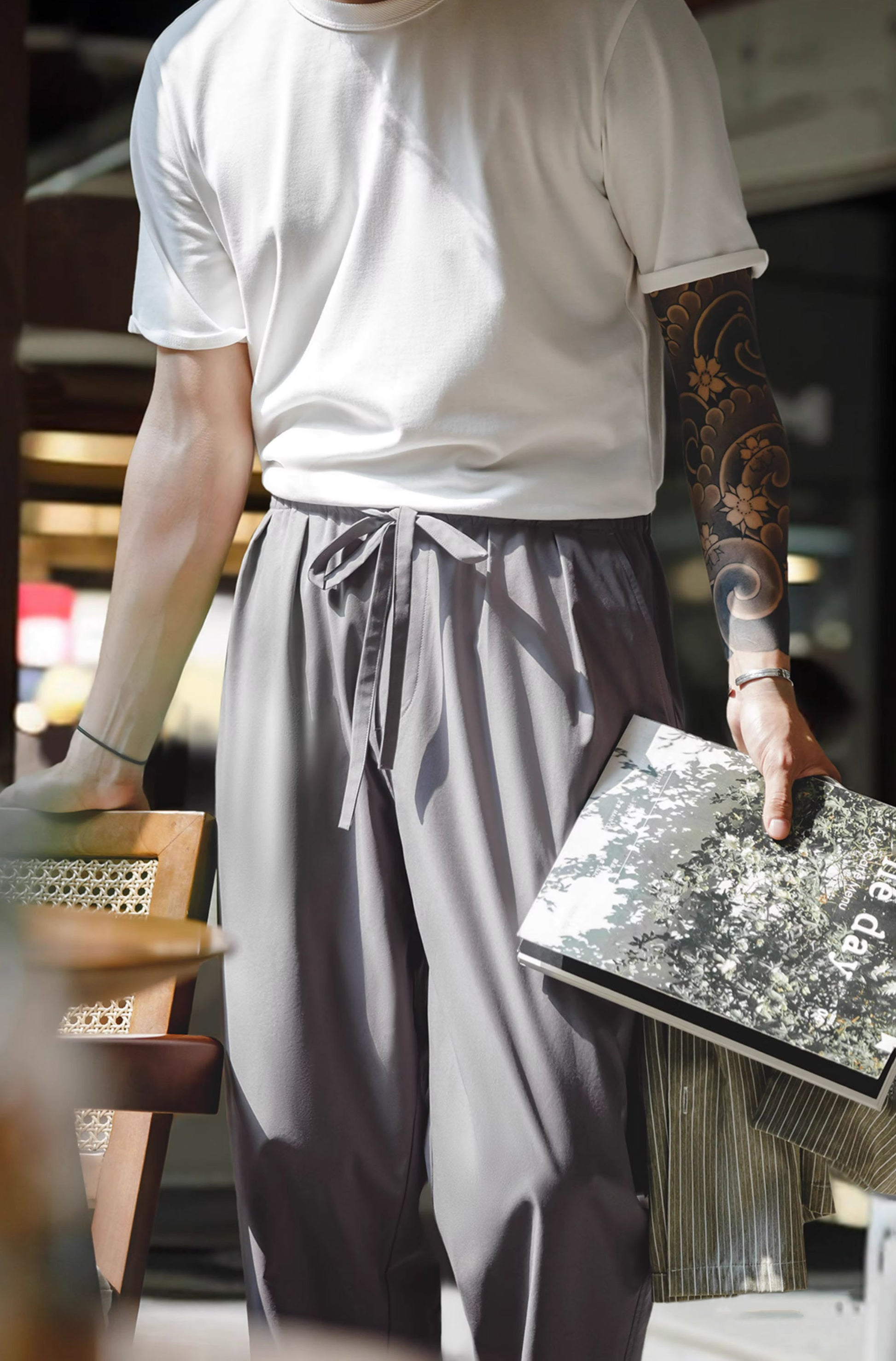 American Retro Casual Easy Pants Anti-Wrinkle Men's Trousers - Harmony Gallery