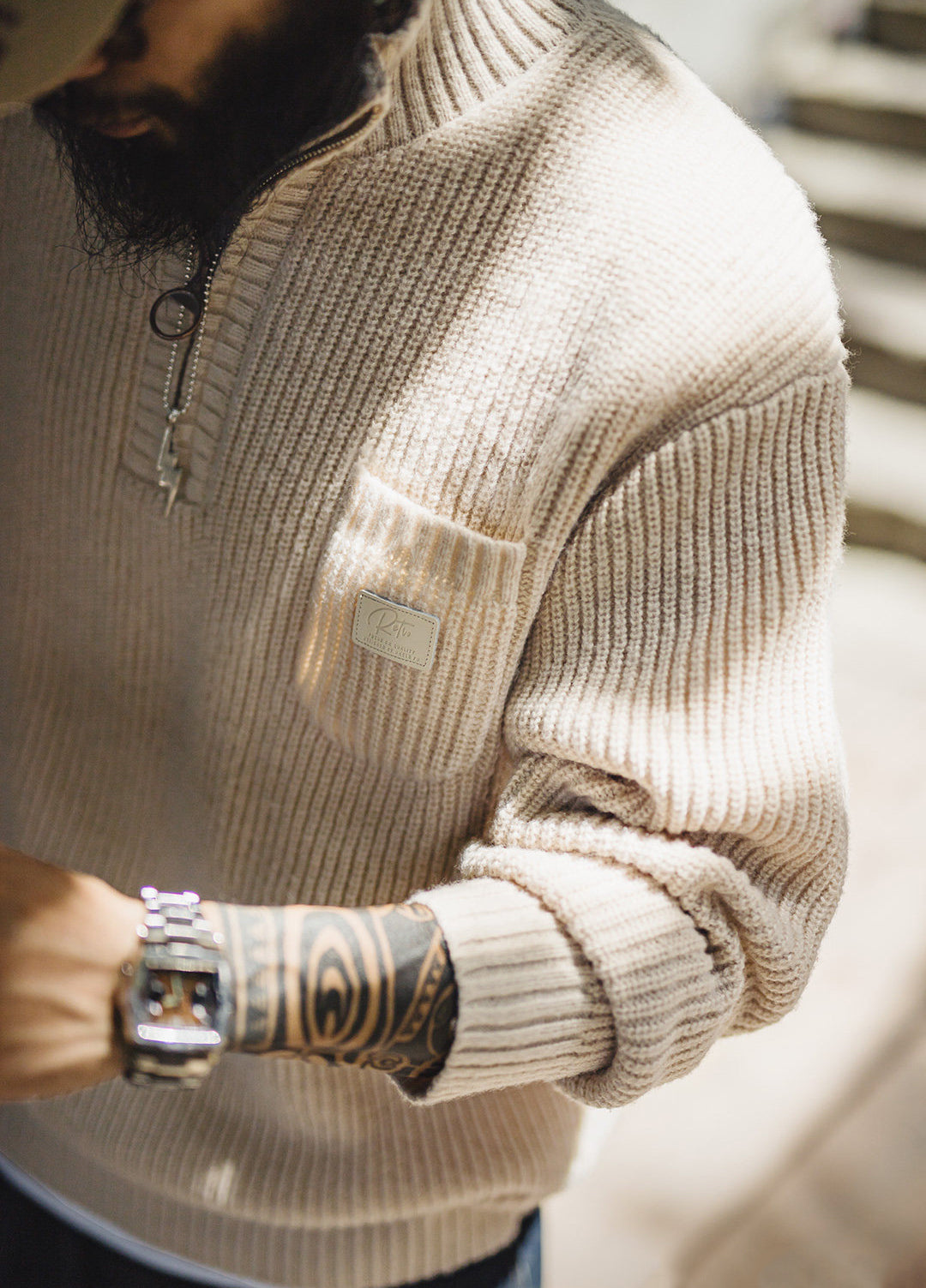 American Old Money Half-Zipper Pullover Soft Warm Men's Sweater - Harmony Gallery