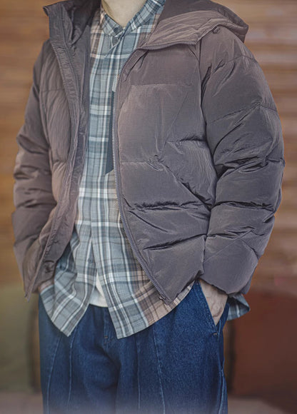 American 90 White Wear Outside Warm Cold-Proof Bread Men's Jacket - Harmony Gallery