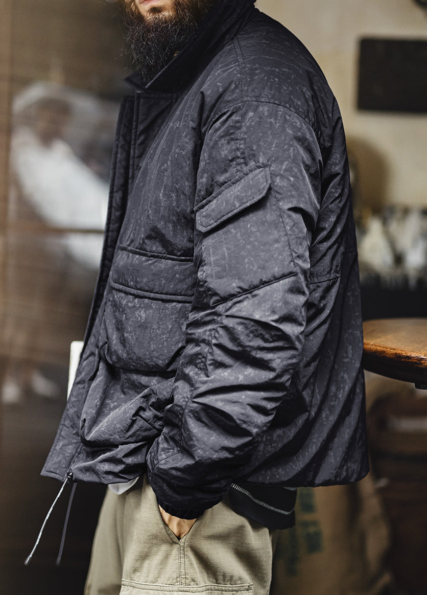 American Retro Batik M65 Hunting Warm and Rugged Cotton-Padded Men's Jacket - Harmony Gallery