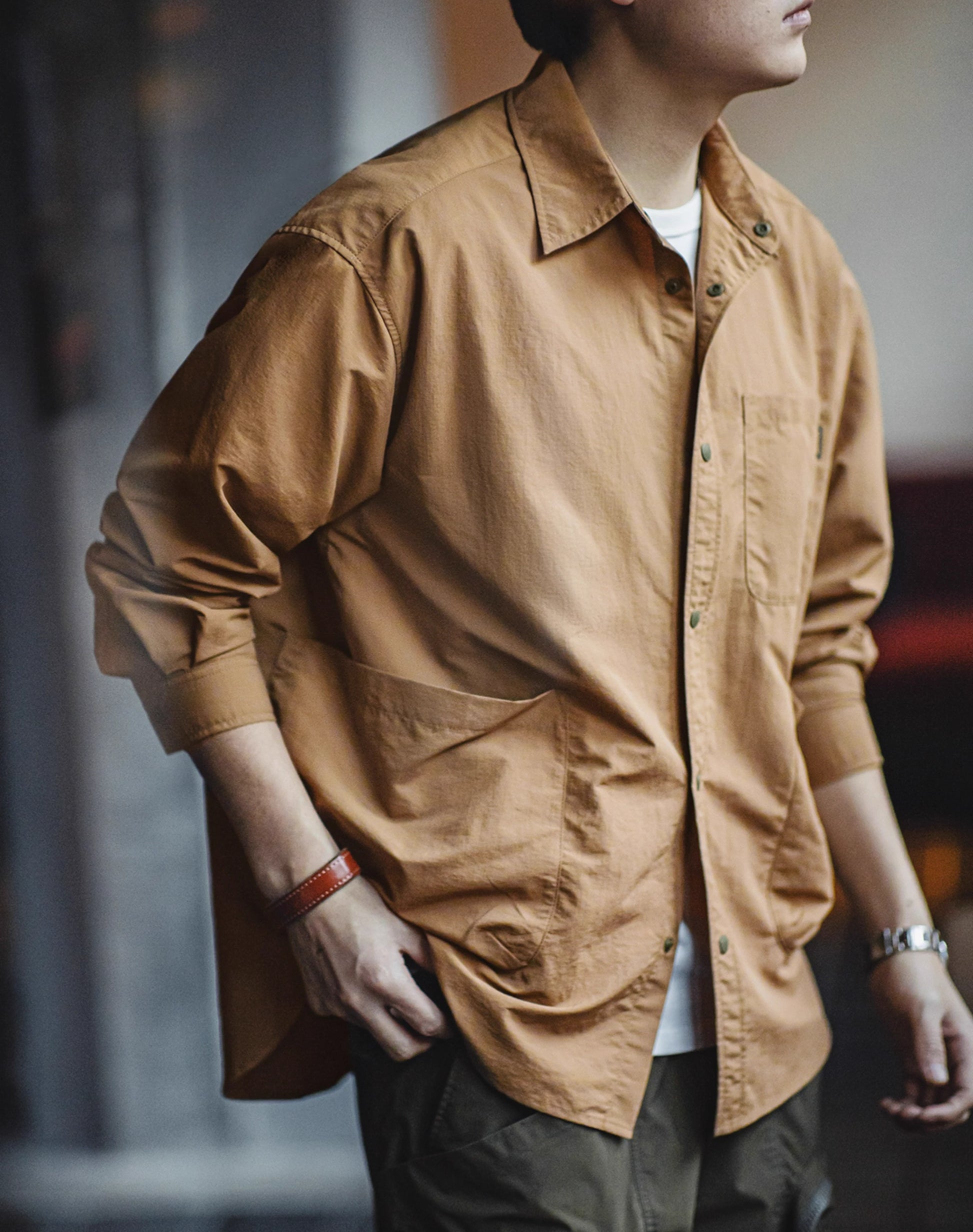 Workwear Mountain Waterproof Casual Maillard Men's Shirt - Harmony Gallery