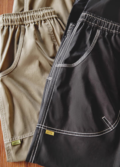 American Workwear Open-Threaded Design Silhouette Men's Trousers - Harmony Gallery