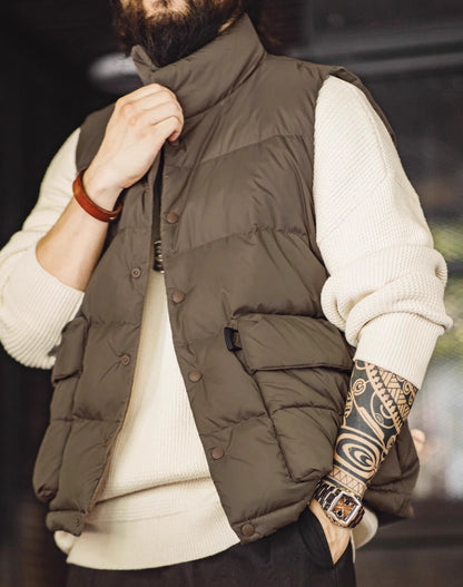 American Casual Vest Thickened Warm Inner And Outerwear Men's Jacket - Harmony Gallery