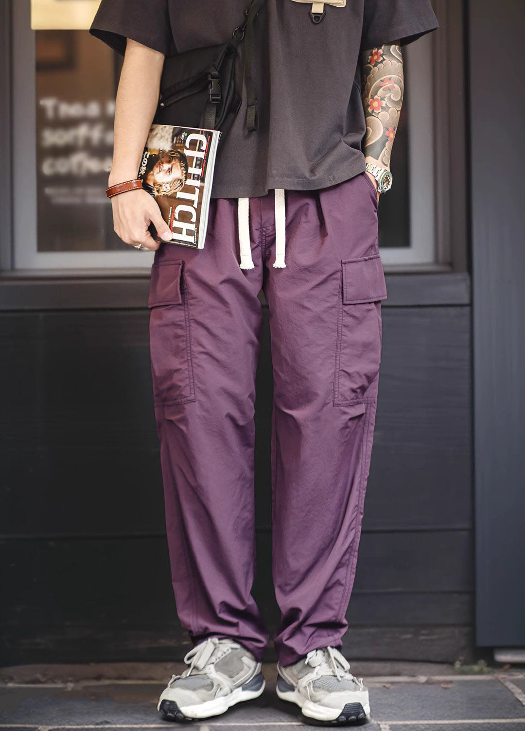 American Retro Multi-Pocket Waterproof Loose Men's Trousers - Harmony Gallery