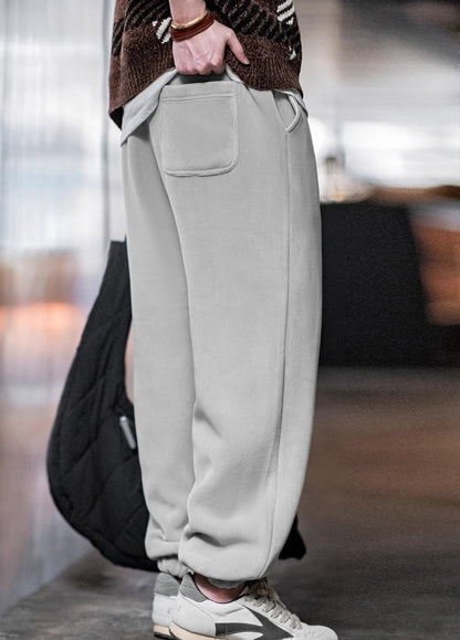 American Double-Sided Polar Fleece Sweatpants Velvet Warm Sports Men's Trousers - Harmony Gallery
