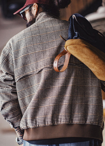 American Houndstooth Harrington G9 Old Money Harrington Men's Jacket