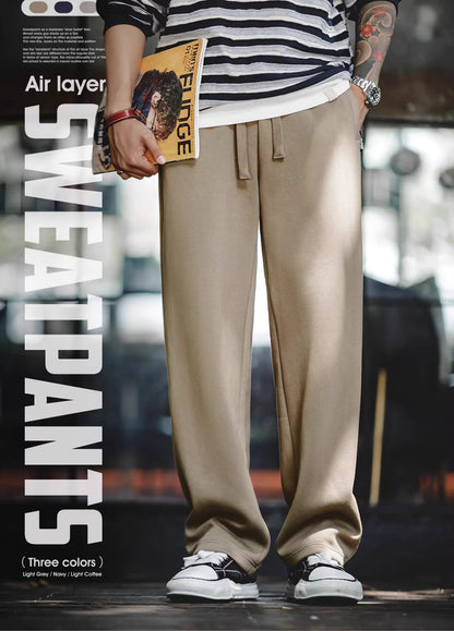 American Casual Air Layer Loose Anti-Wrinkle Stretch Men's Trousers - Harmony Gallery