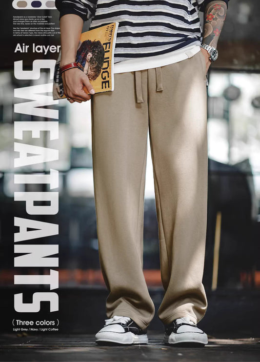 American Casual Air Layer Loose Anti-Wrinkle Stretch Men's Trousers - Harmony Gallery