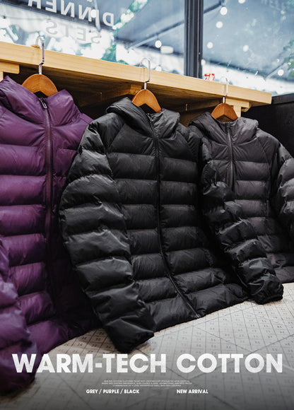 American Thin Waterproof Quilted Cotton Clothing Warm Rib Men's Jacket - Harmony Gallery