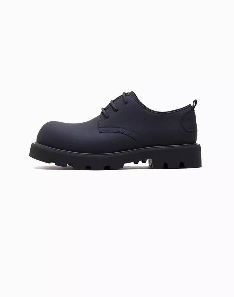 Mickey Derby Leather Round Toe Big Toe Men's Dress Shoes - Harmony Gallery
