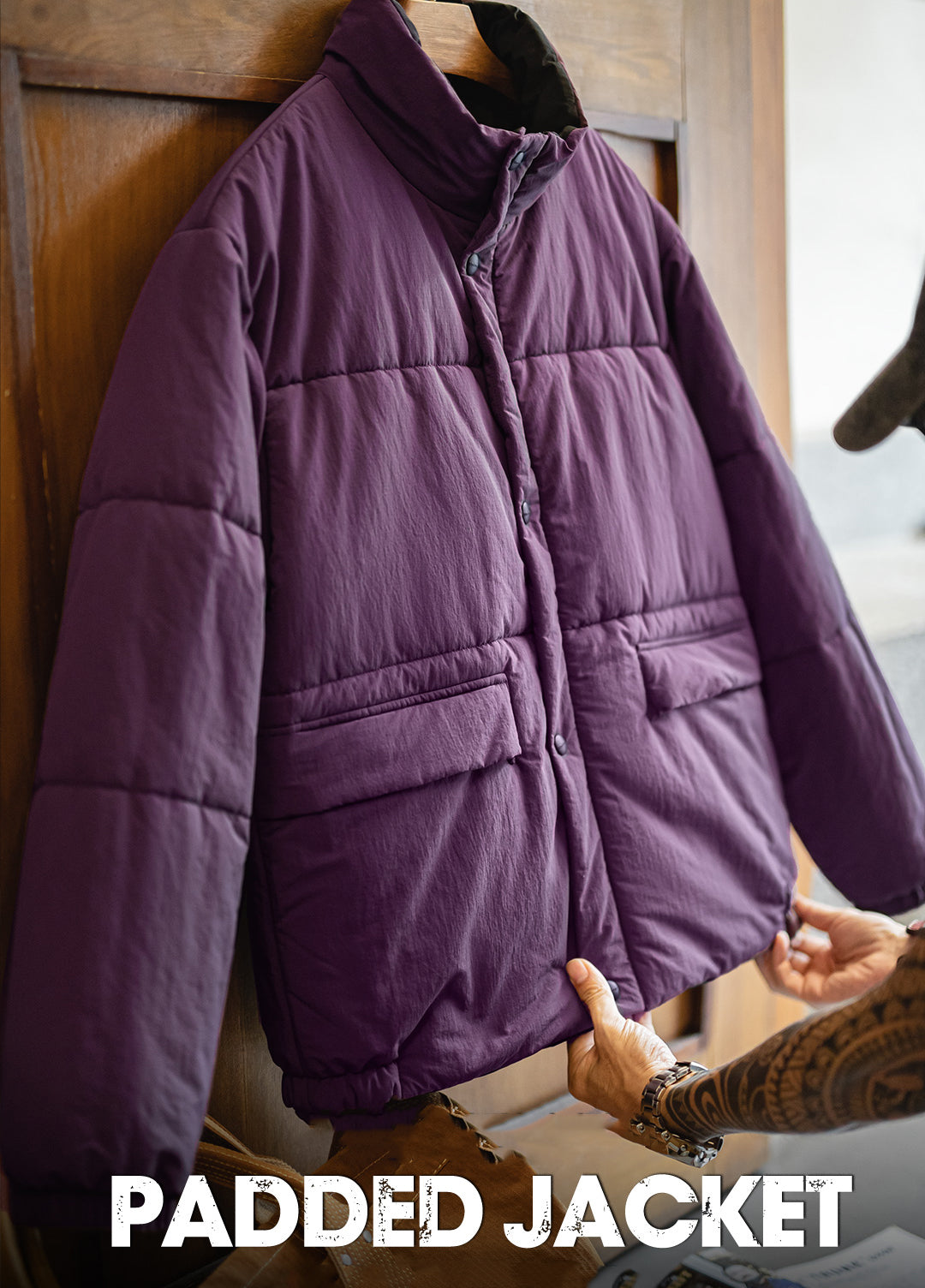 American Reversible Warm Mountain Thickened Cotton Coat Short Men's Jacket - Harmony Gallery