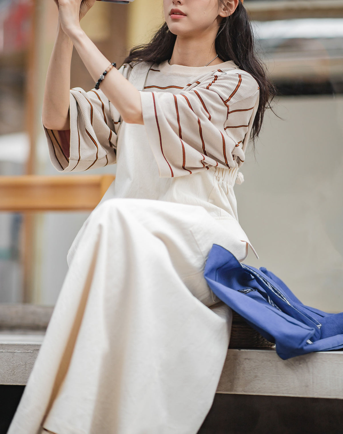 Tooling Irregular Summer Large Suspender Loose Women's Dress - Harmony Gallery