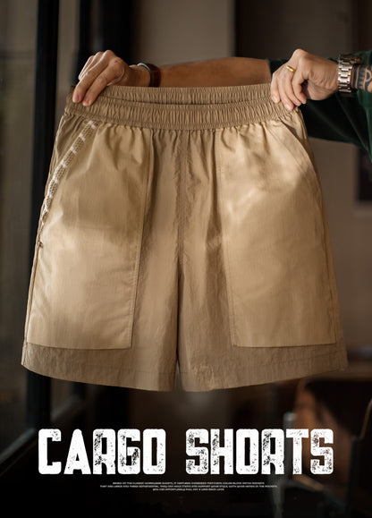 American Mountain Quick-Drying Large Pocket Woven Straight Thin Men's Shorts - Harmony Gallery
