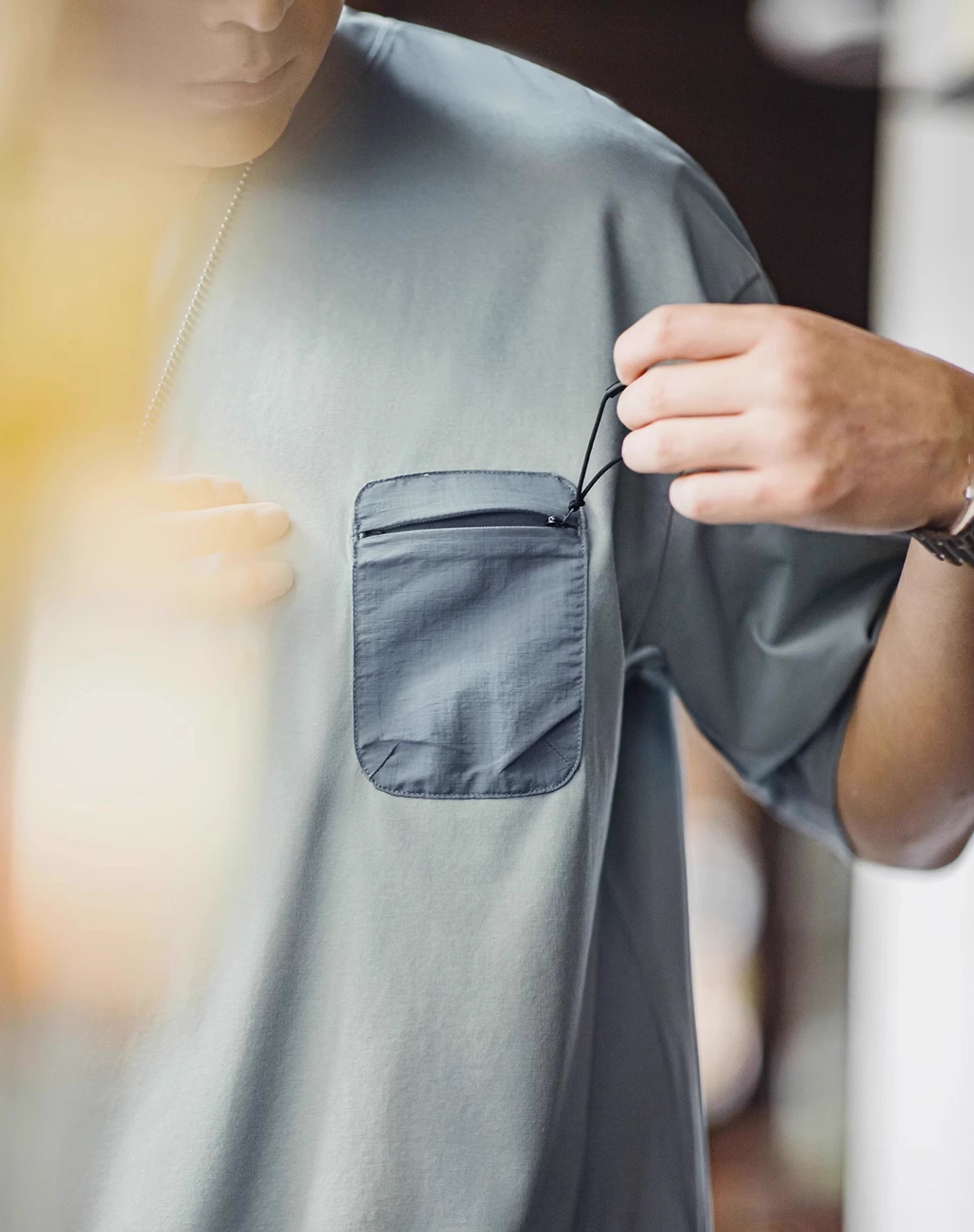 American Sorona Cool Breathable Antibacterial Half-Sleeved Men's T-Shirt - Harmony Gallery