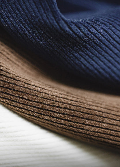American Polo Corduroy Collarless Fleece-Lined Pullover Pocket Men's Sweater - Harmony Gallery