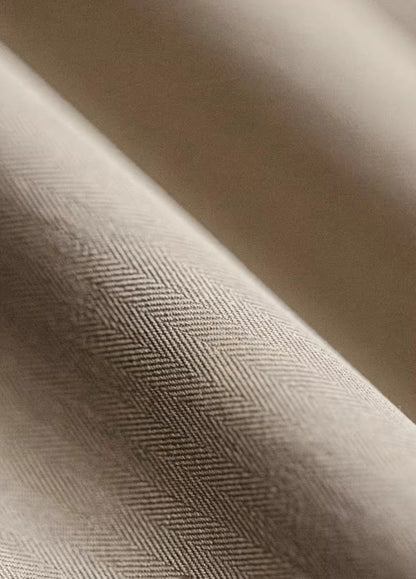 American Herringbone Double-Breasted All-Match Commuter Men's Shirt - Harmony Gallery