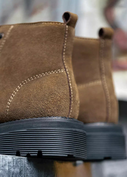 American Retro Winter Motorcycle Martin Outdoor Desert Men's Boot - Harmony Gallery