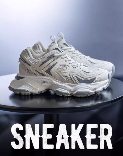 American Retro Jogging Space Thick Sole Height Increase Casual Men's Sports Shoes - Harmony Gallery