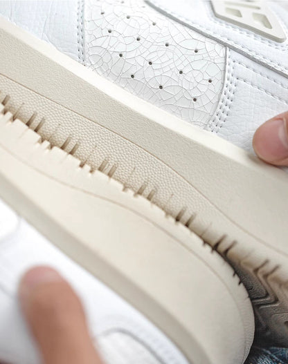Crushed Ice Soda Crack White Sports And Leisure Unisex Casual Shoes - Harmony Gallery