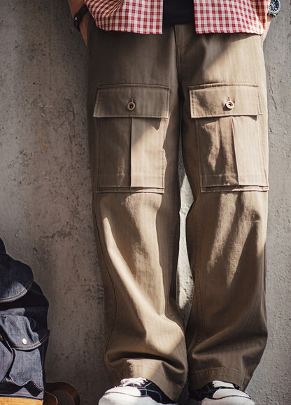 American Woven M43 Modified Herringbone Pattern Pocket Men's Trousers