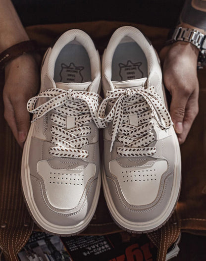 American Retro thick-soled Deconstructed Low-Top Breathable Men's Casual Shoes - Harmony Gallery