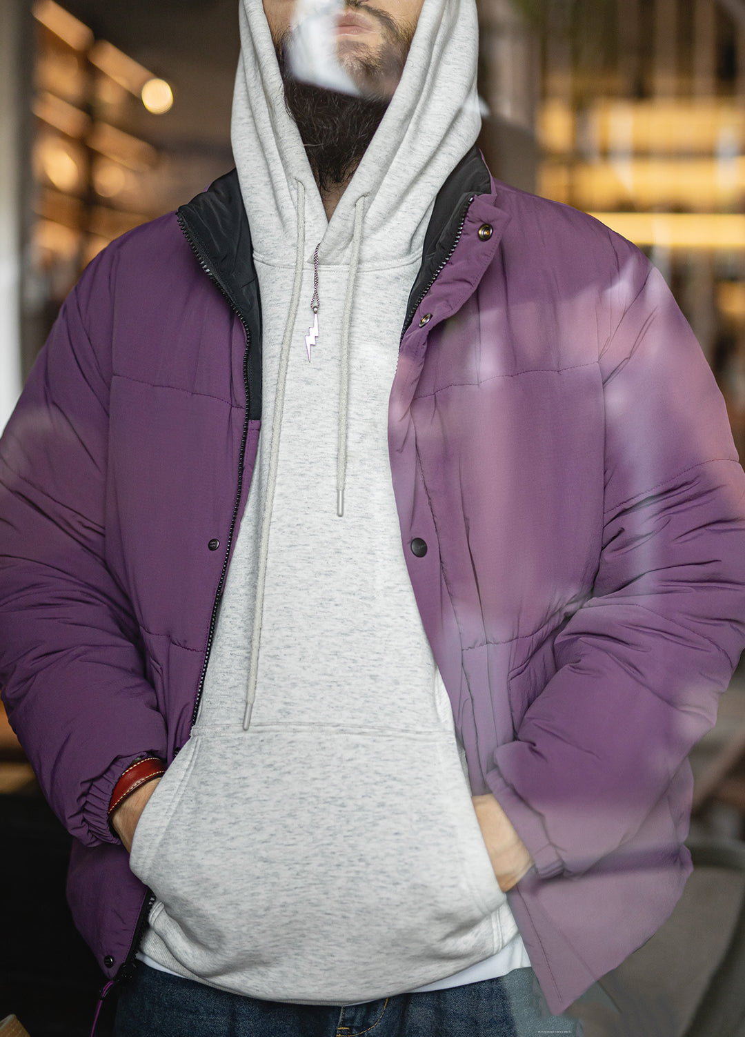 American Reversible Warm Mountain Thickened Cotton Coat Short Men's Jacket - Harmony Gallery