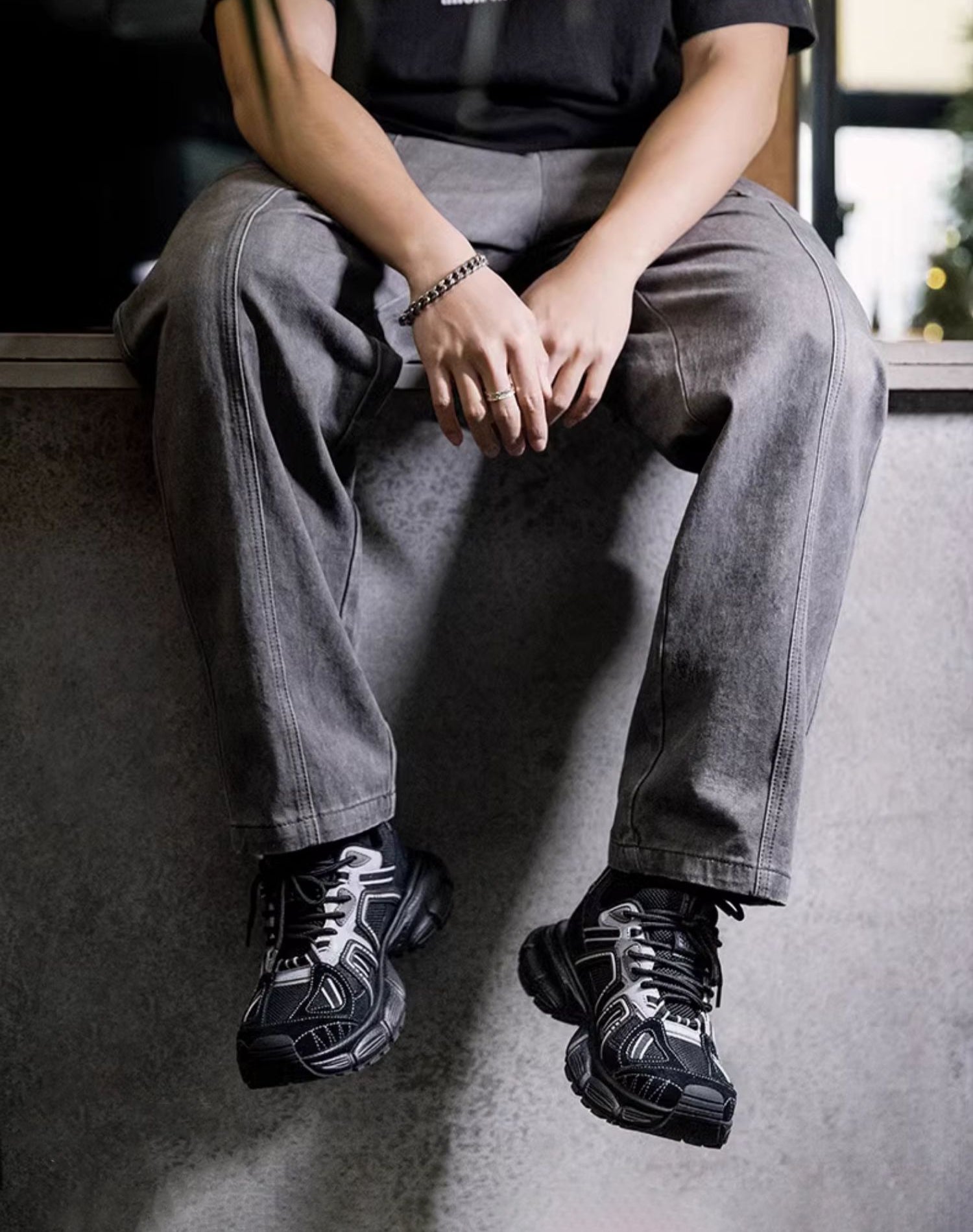 American Retro Thick-Soled Height-Enhancing Functional Men's Sports Shoes - Harmony Gallery