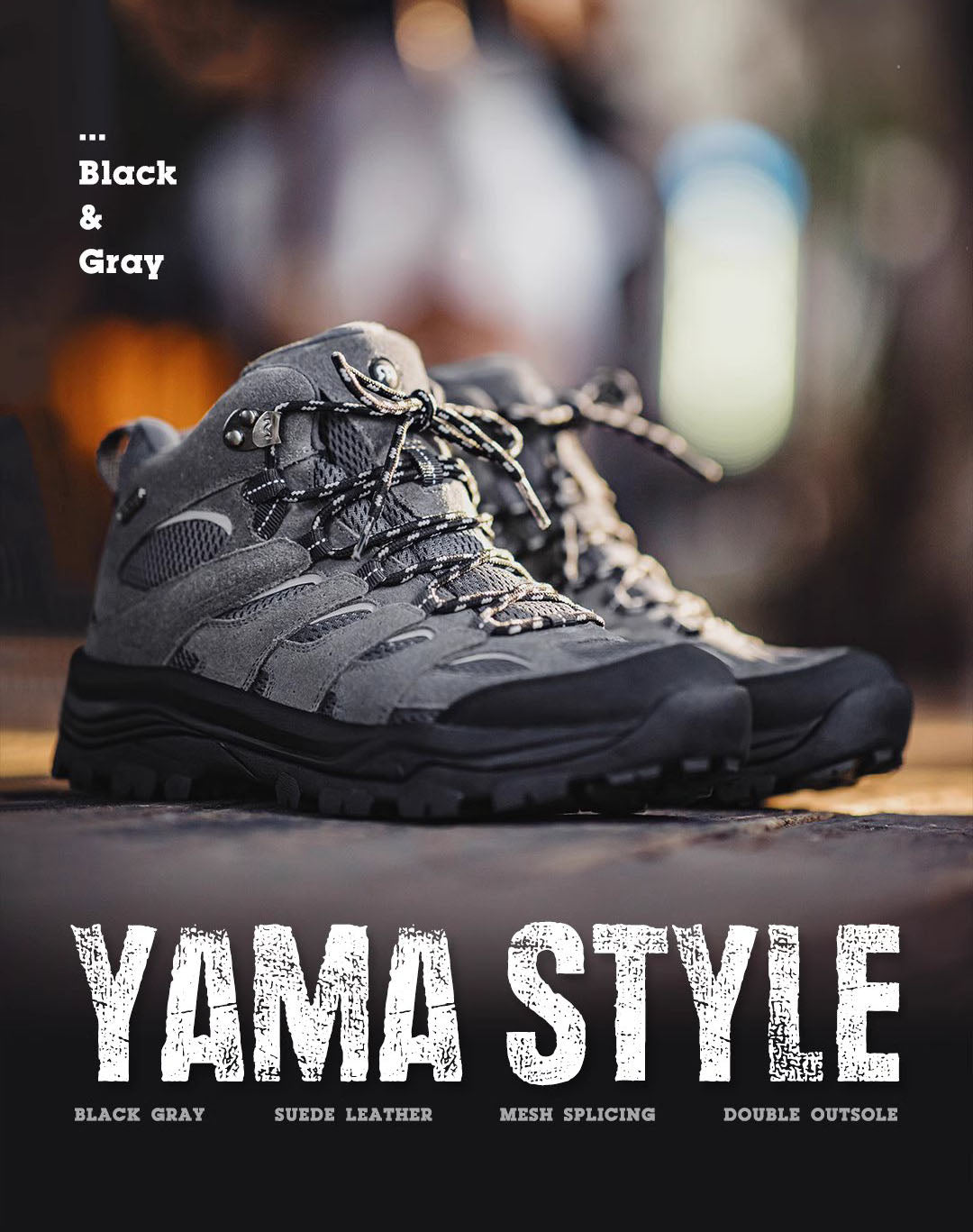American Hiking Winter Non-Slip Wear-Resistant Warm Men's Boot - Harmony Gallery